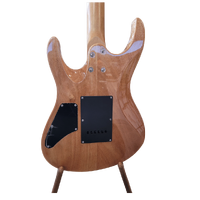 Galyda HH Electric Guitar Walnut Resin Top Tremolo Rosewood Fretboard