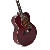 Sigma GJA-SG200 Maple Acoustic / Electric Guitar w/ Fishman Sonitone Wine Red