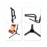 BBT Foldable Tripod Acoustic / Electric Guitar Stand - Black