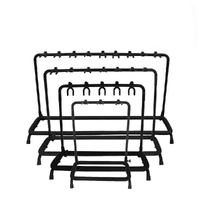 BBT Multiple Acoustic / Electric Guitar Stand - Black - Holds 5 Guitars