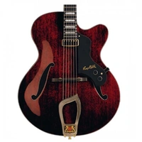Hagstrom HL550 Jazz Series Natural Mahogany Electric Guitar with Hard Case