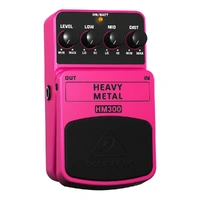 The Behringer HM300 Ultra-High Gain Heavy Metal Distorion Effects Pedal