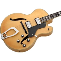 Hagstrom HJ500 Hollow Body Jazz Guitar in Natural Gloss