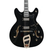Hagstrom 67’ Viking II Semi-Hollow Electric Guitar in Black Gloss