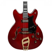 Hagstrom 67’ Viking II Semi-Hollow Electric Guitar in Wild Cherry Transparent