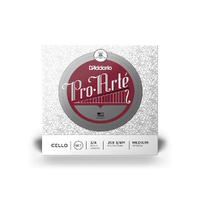 D'Addario Pro-Arte Cello String Set, 3/4 Scale, Medium Tension