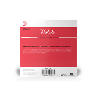 D'Addario Prelude Violin String Set, 4/4 Scale, Light Tension