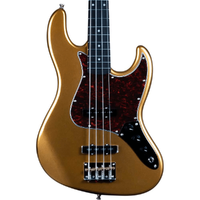 Jet JJB-300 4-String Bass Guitar with Rosewood Fretboard – Gold