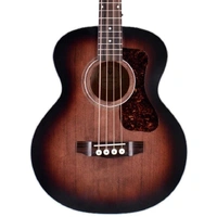 Guild Jumbo Junior Acoustic / Electric Bass - Antique Charcoal Burst