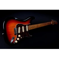 Jet JS-300 SSS Electric Guitar Sunburst - Roasted Maple Neck