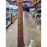 Jet JS-400-WH-LH HSS Electric Guitar - White - Left Hand