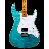 Jet JS-450-OBL  Electric Guitar - Flamed Top - Ocean Blue