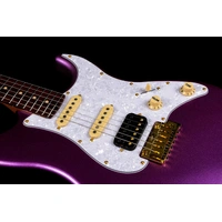 JET JS-480 HSS Electric Guitar - Violet with Gold Hardware