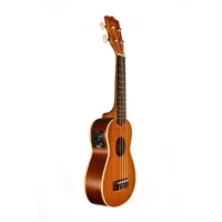 KALA KA-SE Mahogany Soprano Ukulele, Aquila Strings Acoustic / Electric with EQ