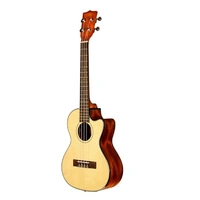 Kala Solid Spruce Top Tenor Acoustic-Electric Ukulele Shadow Pickup , Hard case included
