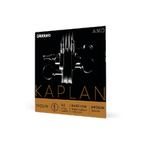 D'Addario Kaplan Amo Violin E String, 1/2 Scale, Medium Tension
