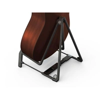 K&M 17580 BLACK HELI Acoustic Guitar Stand