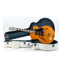 King Snake Three Bone-T Hollowbody Electric Guitar - Amber Natural