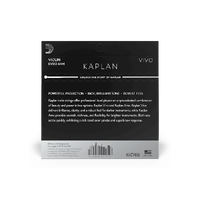 D'Addario Kaplan Vivo Violin E String, 4/4 Scale, Heavy Tension