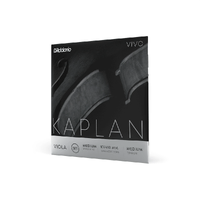 D'Addario Kaplan Vivo Viola String Set, Medium Scale, Medium Tension