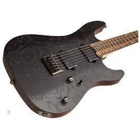 Cort  KX500 ETCHED EBK Electric Guitar Etched - Black