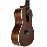 Kala KA-C Mahogany Concert Ukulele, Satin Finish Aquila Strings