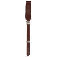 D'Addario Fast Track, Leather Guitar Strap, Brown