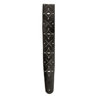 D'Addario Leather Strings and Studs Guitar Strap