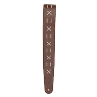 D'Addario Leather Guitar Strap, Decorative Stitch