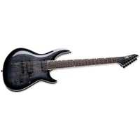 ESP LTD H3-1007 Baritone 7 String Guitar in See Thru Black Sunburst