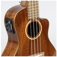 Lanikai MAS-CEC All Solid Mahogany Ukulele with Cutaway & Electronics - Concert