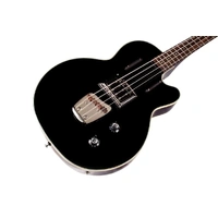 Guild M-85  Single cut Electric Bass Semi Chambered With Case - Black
