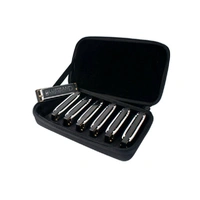 Hohner BluesBand Set of Seven Harmonicas 7 harps in 7 keys with case Blues Band