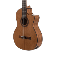 Katoh MCG40CEQ Classical Guitar Cedar Cutaway Acoustic / Electric
