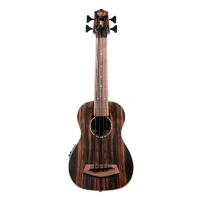 Kala U-BASS  Striped Ebony - Fretless EBY-FL  Acoustic / Electric Active EQ; 