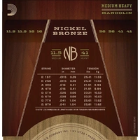 D'Addario NBM11541 Nickel Bronze Mandolin Strings, Gauges  11.5 - 41 Full Set