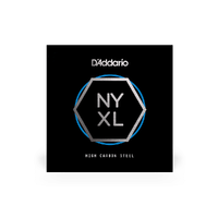 D'Addario NYS016 Single Plain Steel Guitar String, .016