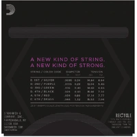D'Addario NYXL Electric Guitar Strings, Super Light Plus, 9.5-44