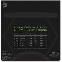 D'Addario NYXL1156  Nickel Wound Electric Guitar Strings, , 11 - 56 