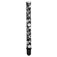 D'Addario Polyester Digital Camo Guitar Strap, Black