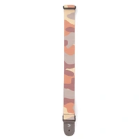 D'Addario Polyester Guitar Strap, Camo, Brown