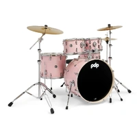 PDP Mainstage 5 Pce Drumkit Pale Rose c/w Hardware & Paiste Cymbals