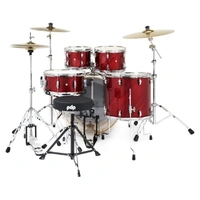 PDP Mainstage 5 Pce Twisted Cherry Drumkit With Paiste 101 Cymbals
