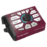 TC Helicon Ultra-Simple Mic-Stand-Mount Perform-VG Burgundy Vocal Processor