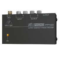 The Behringer Ultra-Compact Microphono PP400 Phono Pre Amplifier