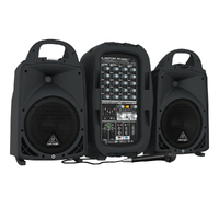 The Behringer Ultra-Compact 500-Watt 6-Channel Europort PPA500BT Compact PA