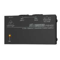 The Behringer Ultra-Compact Micropower PS400 Pre Amplifier Phantom Power Supply