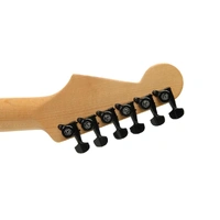 D'Addario Auto-Trim Tuning Machines, 6 In-Line setup, Black