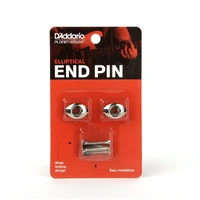 D'Addario Planet Waves Elliptical End Pins, Nickel