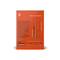 Rico by D'Addario Bass Clarinet Reeds, Strength 4, 10 Pack